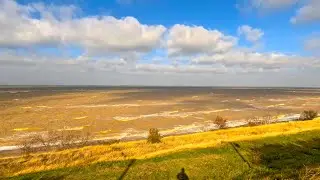 Крутая ветренная погода на Таганрогской Набережной