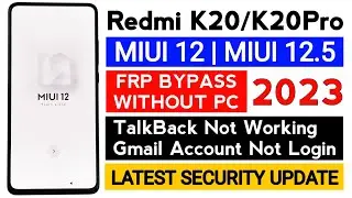 Redmi K20/K20 Pro frp bypass (WITHOUT PC) Google account frp unlock.