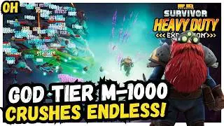 GOD-TIER M-1000 Crushes Endless!! Deep Rock Galactic Survivors!
