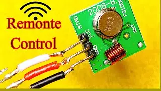 How To Make Simple RF Remote Control One Channel Transmitter and Receiver