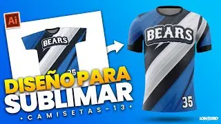 Como hacer un diseño para sublimar camisetas en l adobe illustrator 🔥