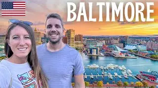 Day Trip to BALTIMORE Maryland Vlog: Inner Harbor, Federal Hill, Fort McHenry, Mount Vernon