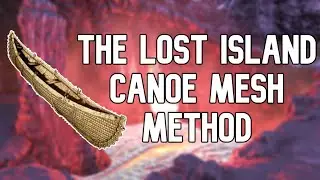 Ark Official How To Mesh Lost Island with Canoe Method | PvP ARK: Survival Evolved