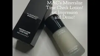 MAC's Mineralize Time Check Lotion - 1st Impression and Demo