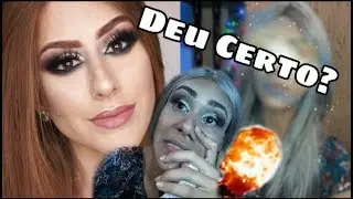 TENTEI COPIAR A MAKE FODÁSTICA DA MARI MARIA!