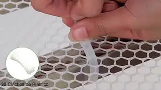 Malla Alambre Seguridad Valla Plástico P Balcón Pollo 0.5x3m