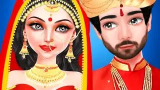 Indian Wedding Girl Bride Fashion Doll Makeover and Manicure Pedicure Salon || Android Gameplay