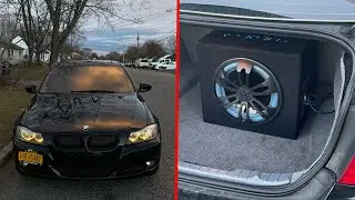 BMW E90 Subwoofer Install