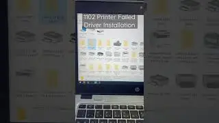 HP LaserJet P1102 Printer Windows 10 Driver Installation Failed Solution