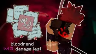 All Bloodrend Mantras, Level 5 Damage Test (Deepwoken)