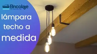 👉‍‍Cómo hacer una LÁMPARA de techo PERSONALIZADA en MEDIDAS