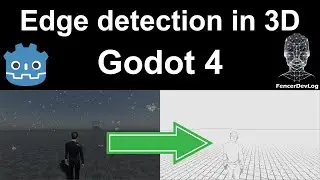Godot 4: Edge detection in 3D (tutorial)