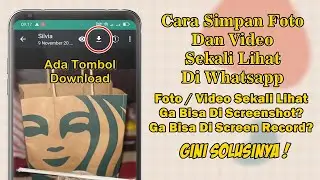Cara Simpan Foto / Video Sekali Lihat Di Whatsapp