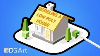 Modeling a Low Poly House - DGArt Guide : iPad Polygon Modeling App