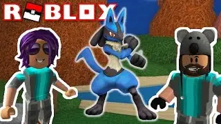 EVOLVING RIOLU INTO LUCARIO!!!! | Pokémon Brick Bronze [#7] | ROBLOX w/ Thinknoodles