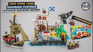 LEGO Icons 10320 Eldorado Fortress detailed building review & comparison - part 1