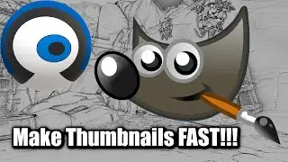 How to make Thumbnails in minutes using Gimp | Free Thumbnail making software