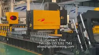 roll forming machine for grain storage bin | corrugated structure roll forming line for farm bins