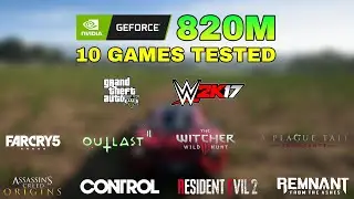 Nvidia GeForce 820M Gaming Test ! 2020
