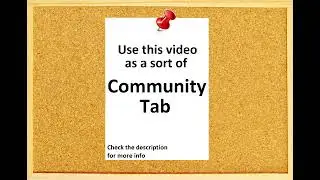 Community Tab - No. 1