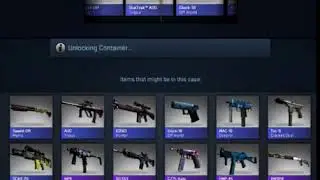 CSGO loot box animation
