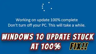 Windows 10/11 Update Download Stuck at 100% ✅|| Windows 10/11 not Downloading
