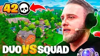 On fait 42 KILLS en DUO SQUAD sur le CHAPITRE 1.. La game de fou (fin de zone mdrr)