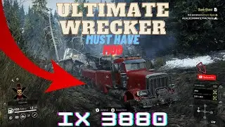 SnowRunner Mod Review | The IX 3880 ULTIMATE WRECKER! MUST HAVE MOD FOR SNOWRUNNER 2021!