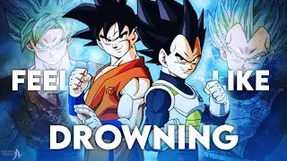 Goku and Vegeta vs Frieza - Dragon Ball Super - Feel Like Drowning - Quick [AMV/EDIT]