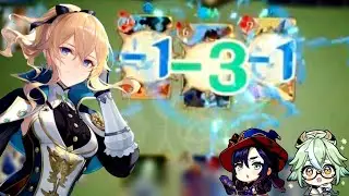 Jean and Sucrose we're swirling then something happened.. | Genshin Impact TCG