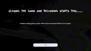 Destiny 2.... Beagle Error Code!!!