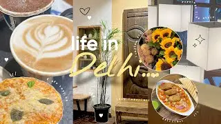 Week in my life in Delhi 💌 | Aesthetic vlog Indian | life of Indian girl | cafe hopping, shopping