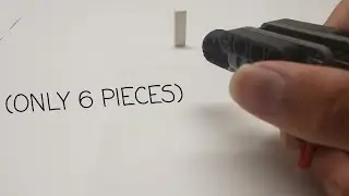 Lego Gun with 6 pieces!!!!! (EASY TUTORIAL )