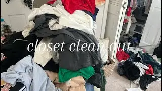 desperately needed closet clean out