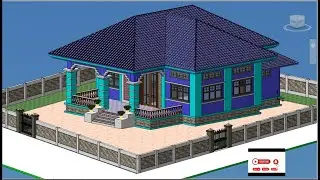1.Design House   3បន្ទប់ដេក, 3បន្ទប់ទឹក, ផ្ទះបាយ1, បន្ទប់ទទួលភ្ញៀវ1
