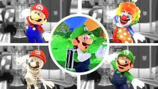 Luigi's Hilarious Reactions to Mario's Craziest Outfits! 🎮👕 Super Mario Odyssey