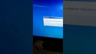 Что делать если вылезла табличка would you like to intialize network connectivit