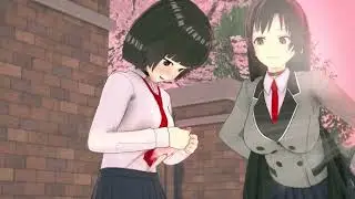 wedgie animation (Otome Saotome)