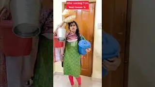 Girls Before and After coming from mom house 🏡 #tamil #shorts #reels #comedy #baby #fun #laugh #tre
