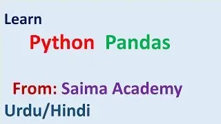 Arithmetic and logical operations in Pandas: Urdu /Hindi