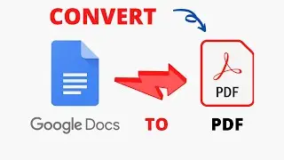 how to make a google doc a pdf (Step-By-Step)