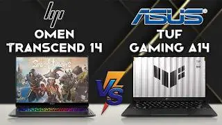 Omen Transcend 14 vs Tuf Gaming A14 | Wich One is  the Best Under 2k USD 14" Laptop | Tech compare