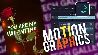 Graphics Motion Tutorial || Lyric Video Editing Alight Motion || Hi-Tech Gallery || 2021