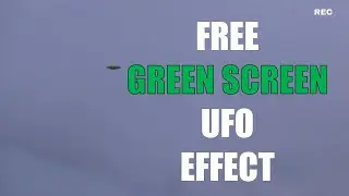 UFO sighting Green Screen Tutorial