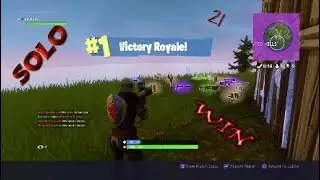 SOLO WIN GAMEPLAY (FORTNITE BATTLE ROYALE)
