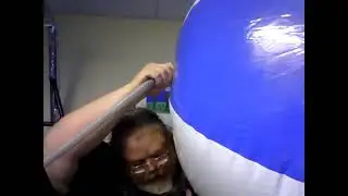 inflating beach ball #3