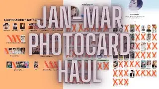Photocard Mail Haul January - March - EXO, GOT7, Weki Meki, etc.