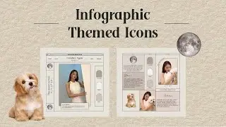 [WME] ҂ INFOGRAPHIC THEMED ICONS (FREE TEMPLATE ON DESCRIPTION) ↷