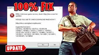 How To Fix GTA 5 Script Hook V Critical Error | After GTA 5 Update Script Hook V Error Fix | GTA V