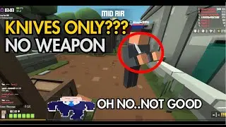 Krunker But Everyone uses Knives || It was fun..XD